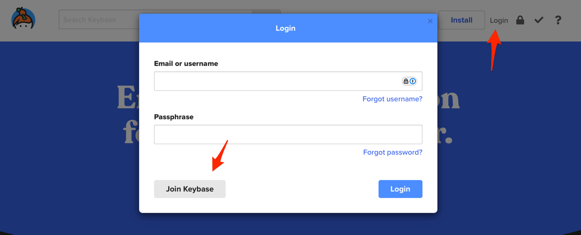 Join Keybase