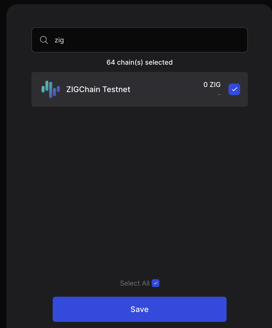 Enable ZIGChain Testnet