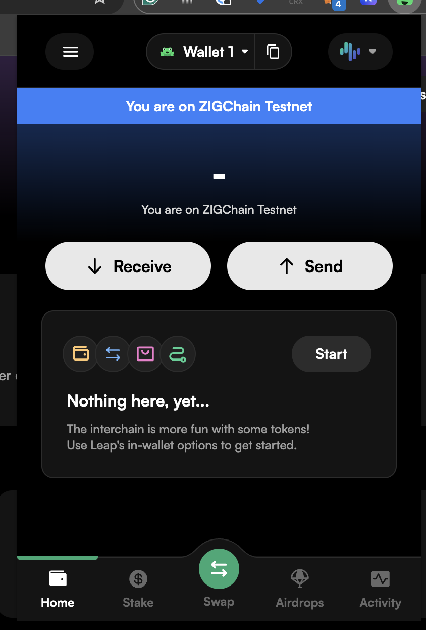 Switch to ZIGChain Testnet